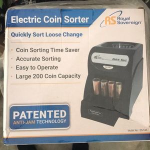 Electric coin sorter